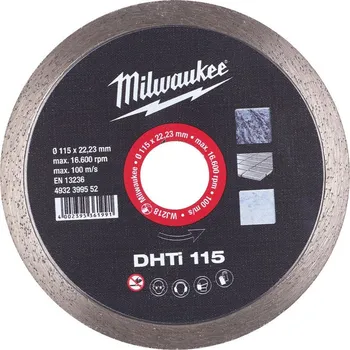 Řezný kotouč Diamantový kotouč MILWAUKEE DHTi 115 mm 4932399552