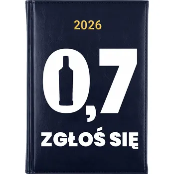 Kalendář Knižkový kalendář 2026 A5 FunnyCase modrý