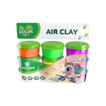 Set školních potřeb Masa plastyczna 9 kolorów