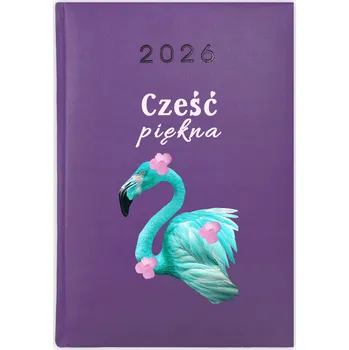 Kalendář Knihový kalendář 2026 A5 fialový