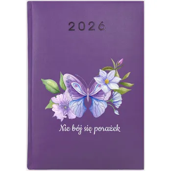 Kalendář Knihový kalendář 2026 A5 fialový