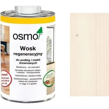 Olej na dřevo Osmo 3440 bílý regenerační Vosk 1 l