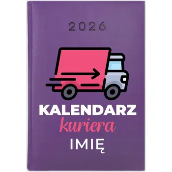 Diář Knihový kalendář 2026 A5 fialový