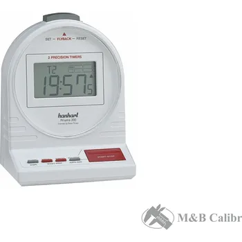 Hodiny Velké stolní stopky, 2 časomíry PRISMA 200 Hanhart