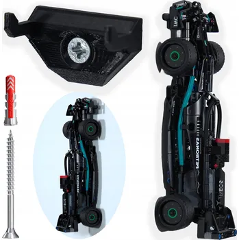 Věšák MERCEDES AMG F1 42165 Zatáhni a Jeď + DRŽÁK NA ZEĎ / VĚŠÁK NA KOSTKY VERTIKÁLNÍ