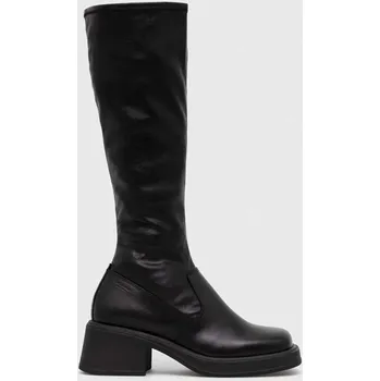 Dámské kozačky Kozačky Vagabond Shoemakers DORAH dámské, černá barva, na podpatku, 5642.402.20 99X, EUR 38