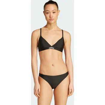 Dámské plavky ADIDAS Trojúhelníkové plavky s nastavitelnými ramínky 38 BÍLÁ|ČERNÁ