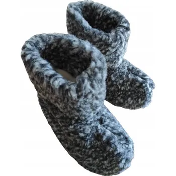 Pracovní obuv Bačkory Pantofle Vlněné Vysoké Hřejivé Zimní Bačkory Horalské Vlna Velikost 39