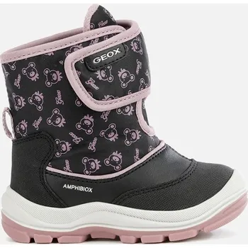 Dívčí obuv Dívčí kotníkové boty GEOX FLANFIL ABX G008905 ČERNÁ 20
