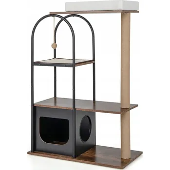 Škrabadlo nízké, škrabadlo vysoké, pelíšek Costway 101 - 160 cm