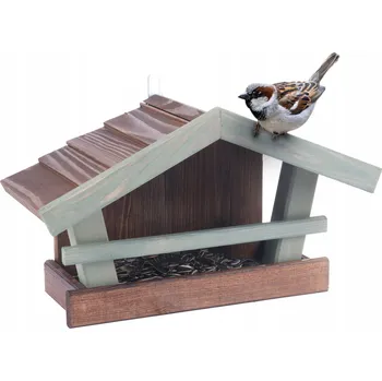 Krmítko pro ptáka Velké krmítko pro ptáky, dřevěné a robustní