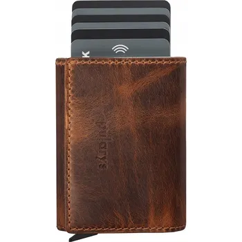 Peněženka Pularys peněženka z pravé kůže hnědá - unisex