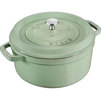 Multifunkční hrnec Hrnec STAUB kulatý 24 cm šalvějově zelený 3,8l