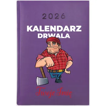 Kalendář Knihový kalendář 2026 A5 fialový