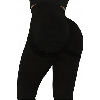 Dámské legíny Push Up Legíny Simple - Černá/L KP-38175