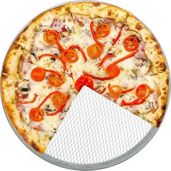 Příprava pizzy G.Gastro Síto na pizzu - perforovaný hliník - Ø 25 cm