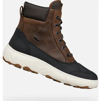 Pánská zimní obuv Pánské kotníkové boty GEOX NEBULA + GRIP AB HNĚDÁ 43