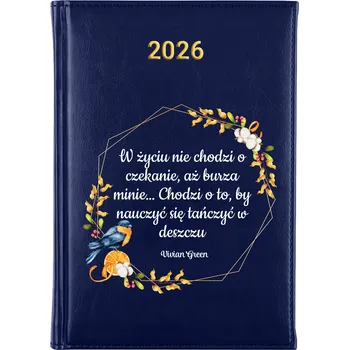 Kalendář Knižní kalendář 2026 A5 modrý