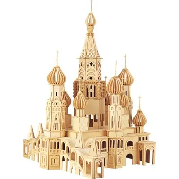 Hračka Woodcraft construction kit Woodcraft Dřevěné 3D puzzle Kostel Petersburg