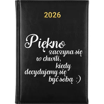 Diář Knižkový kalendář 2026 A5 černý