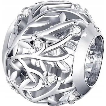 Přívěsek CHARMS Přívěsek Korálek Zirkony Větvičky Trusky