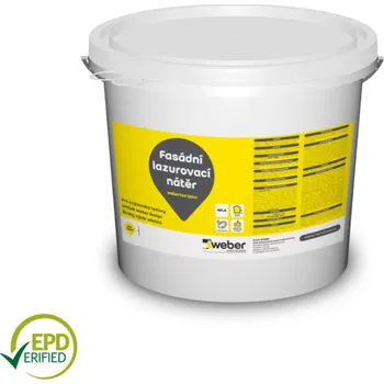 Fasádní barva Weberton lazur 5 kg - mahagon (ks) - množstevní sleva při odběru nad 15 000 Kč