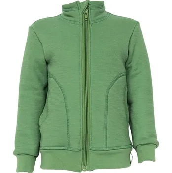 Crawler Merino tepláková mikina na zip se stojáčkem a kapsami dětská Mechová Velikost: 86-92/98