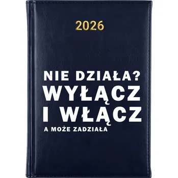 Kalendář Knižkový kalendář 2026 A5 FunnyCase modrý