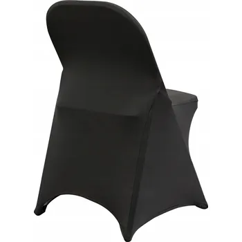 Potah na židli SucceBuy Potahy na Banketové Židle Černé Univerzální Použití