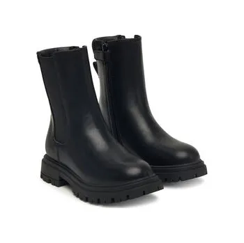Dámské kozačky Polokozačky Calvin Klein Chelsea Boot V3A5-83121-1464 S Černá 31