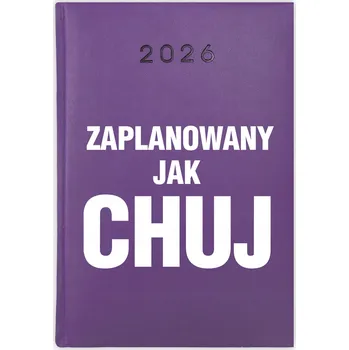 Kalendář Knižní kalendář 2026 A5 FunnyCase fialový