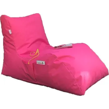 Sedací pytel Sedací vak ve tvaru lenošky Daybed růžový