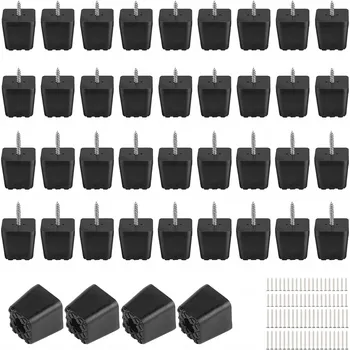 Podložka pod nábytek DBREAKS Gumové Nožičky – 40 Kusů Protiskluzové Černé Gumy, Podložky pod Nábytek