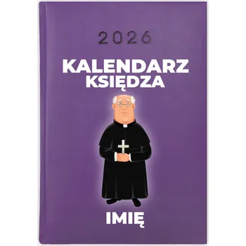 Kalendář Knihový kalendář 2026 A5 fialový