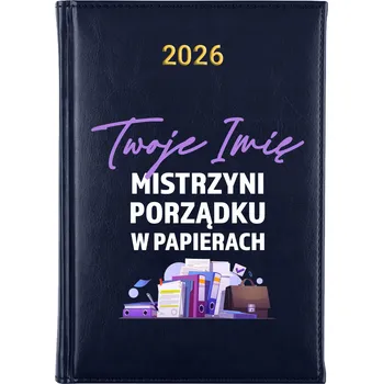 Kalendář Knižkový kalendář 2026 A5 FunnyCase modrý