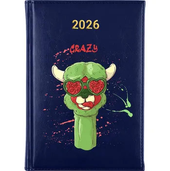 Kalendář Knižní kalendář 2026 A5 modrý