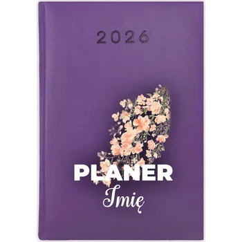 Kalendář Knižkový kalendář 2026 A5 Cute Cups fialový