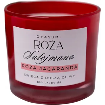 Svíčka Vonná svíčka olivová Růže Sulejmana Oyasumi 38 ks