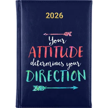 Kalendář Knižní kalendář 2026 A5 modrý