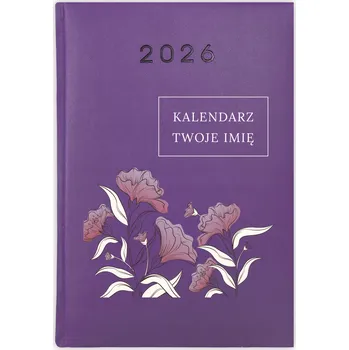 Kalendář Knihový kalendář 2026 A5 fialový