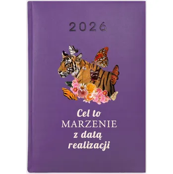 Kalendář Knihový kalendář 2026 A5 fialový