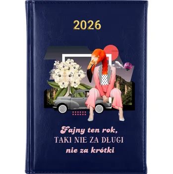 Kalendář Knižní kalendář 2026 A5 modrý