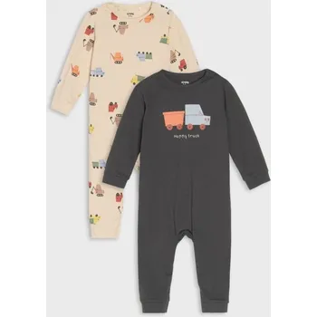 Chlapecká mikina Sinsay - Sada 2 overalů - béžová - 619EM-02X - 619EM-02X-86