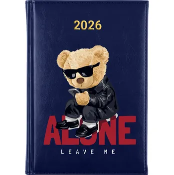 Kalendář Knižní kalendář 2026 A5 modrý