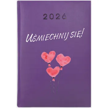 Kalendář Knihový kalendář 2026 A5 fialový