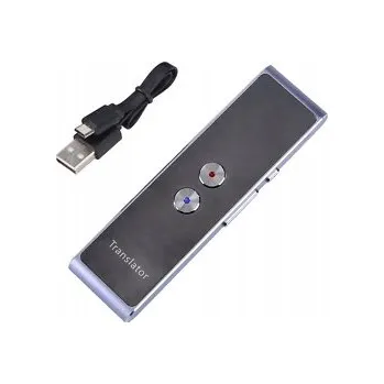 Bezpečnostní kamera HLASOVÝ PŘEKLADAČ OKAMŽITÝ KAPESNÍ TRANSLÁTOR 33 JAZYKŮ 800mAh
