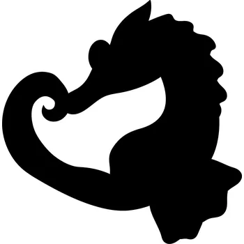 Samolepicí dekorace na vozidlo Samolepka na auto mořský koník 7u