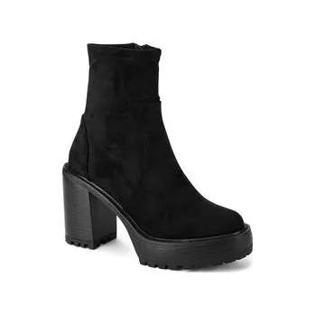 Dámské kozačky Polokozačky Nine West WFA3375-1 Černá 37