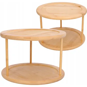 Podnos otočná GN Home Patrový podnos na zákusky otočná 2 patrová 25 cm