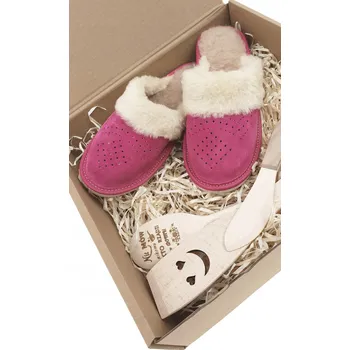 Dámské pantofle Halskór pantofle velikost 42